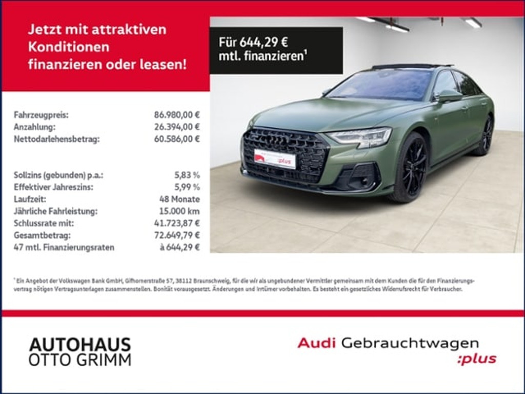 Audi A8 Quattro 50 TDI