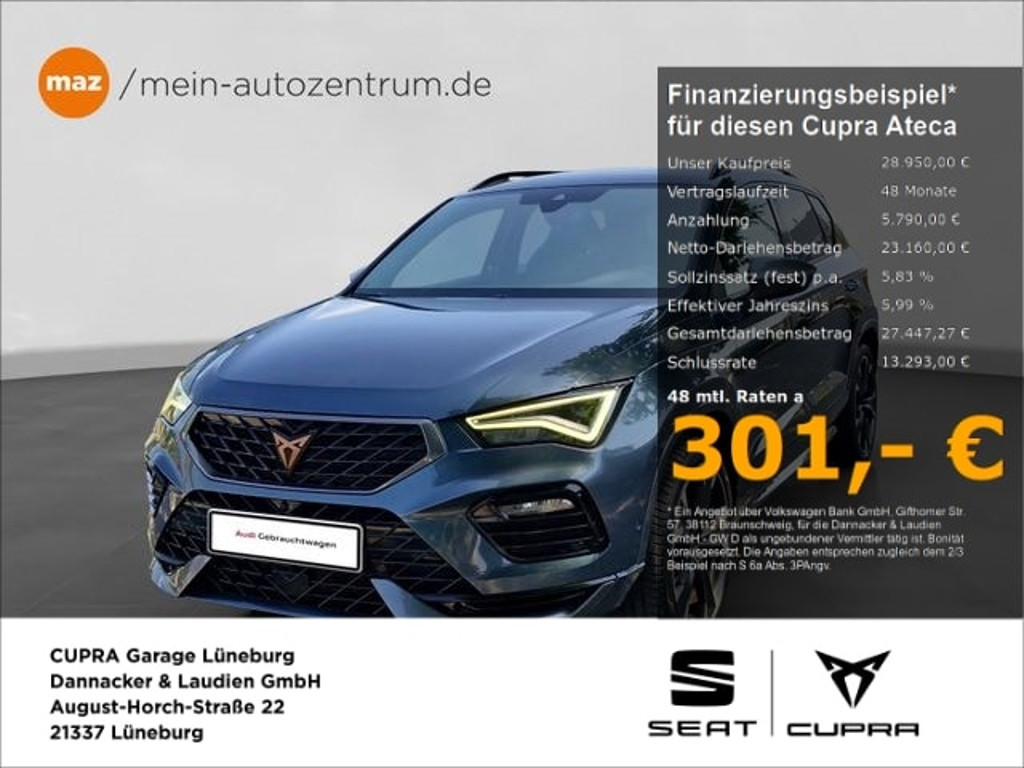Cupra Ateca 4Drive 2.0 TSI