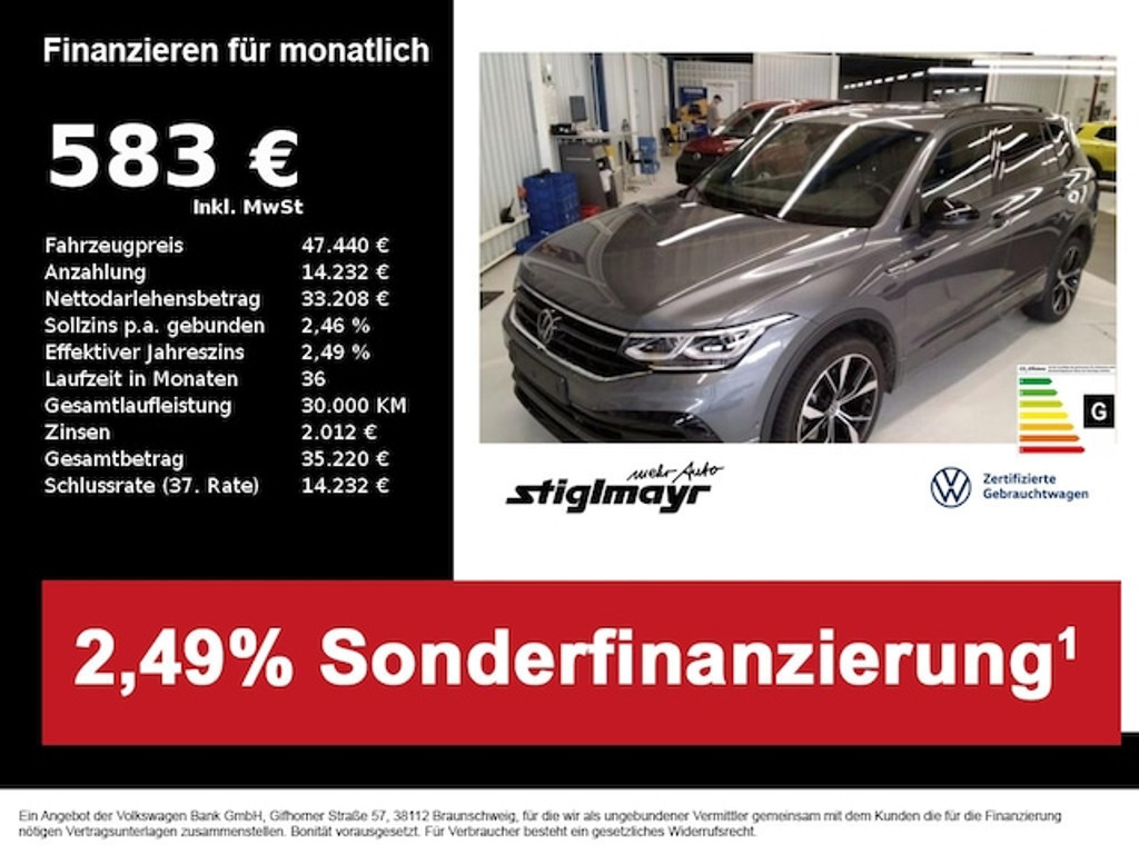 Volkswagen Tiguan 4Motion Allspace R-Line IQ.Drive 2.0 TDI