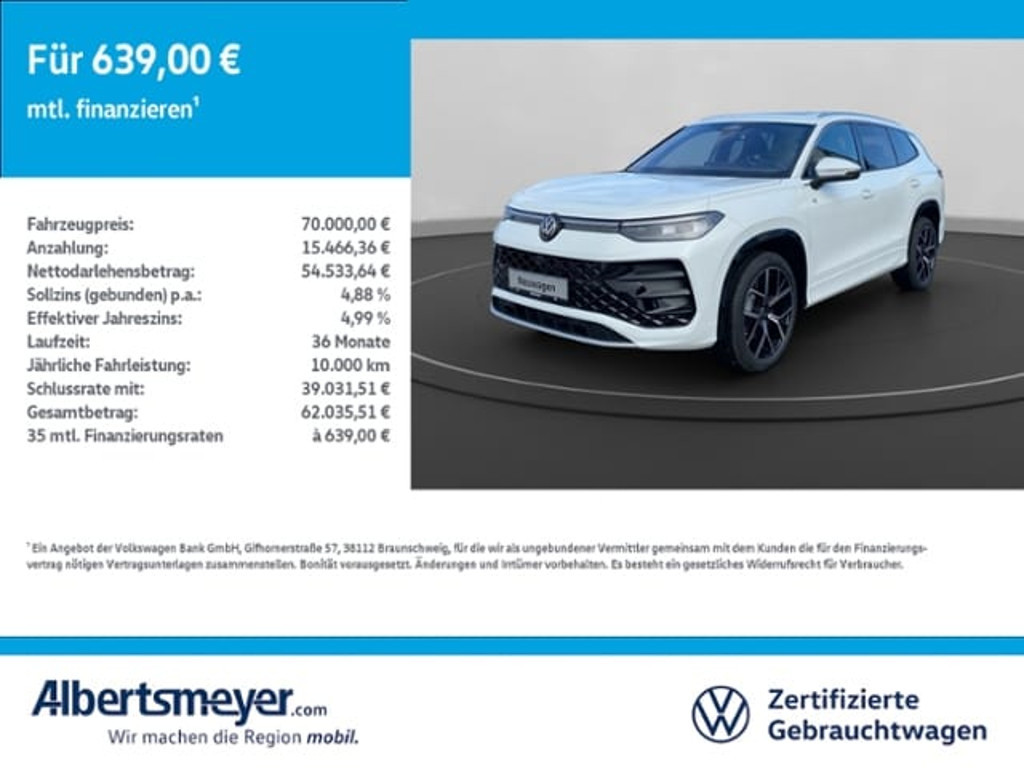 Volkswagen Tayron 4Motion DSG 2.0 TDI