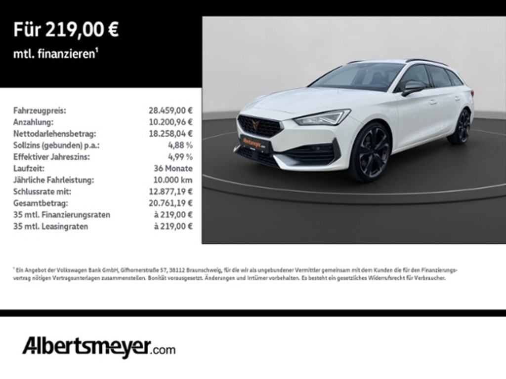 Cupra Leon Sportstourer 2.0 TSI DSG