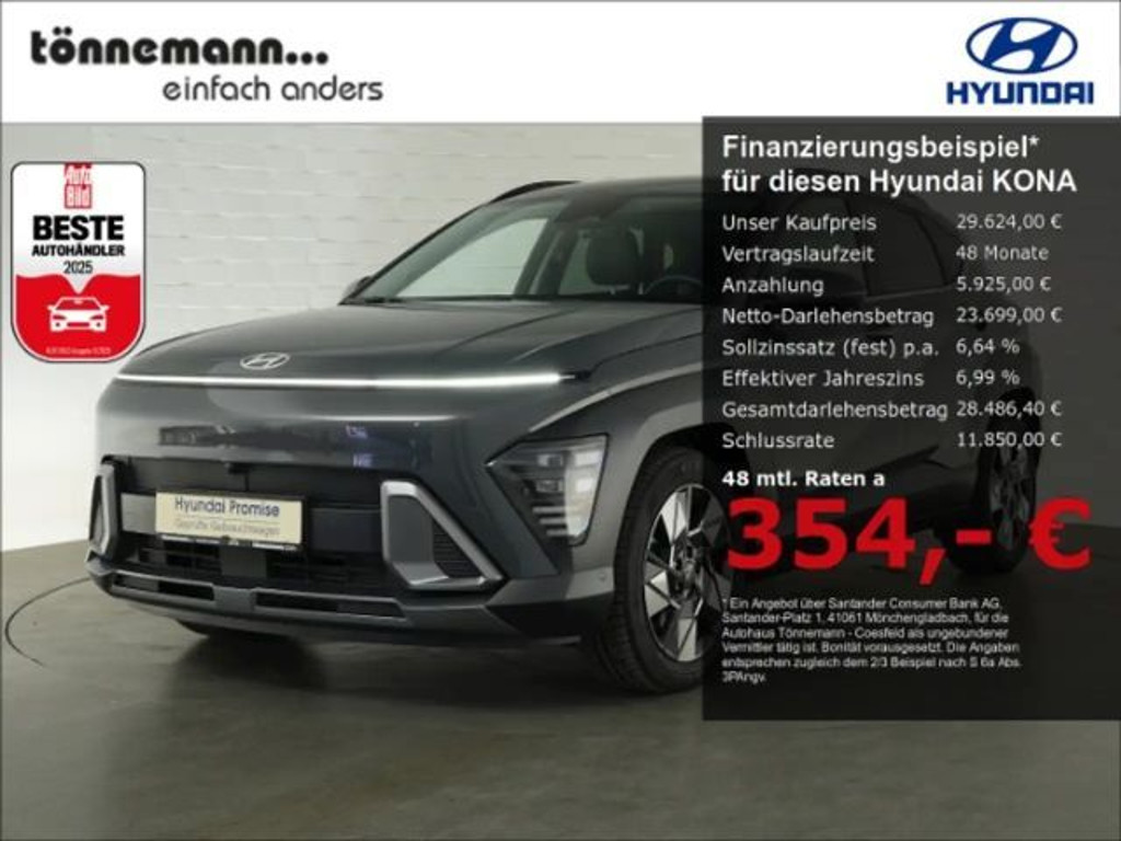 Hyundai Kona T-GDi Vierwielaandrijving Prime