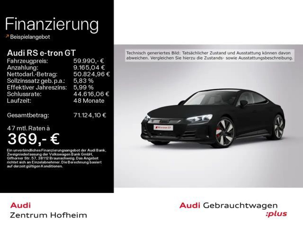 Audi RS e-tron GT *Air*B&O*HUD*Pano*Laser*Virtual*Navi