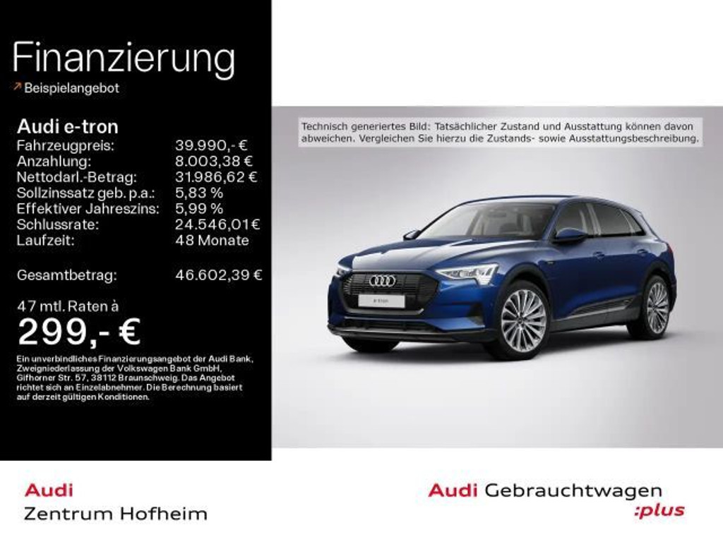 Audi e-tron Quattro 55