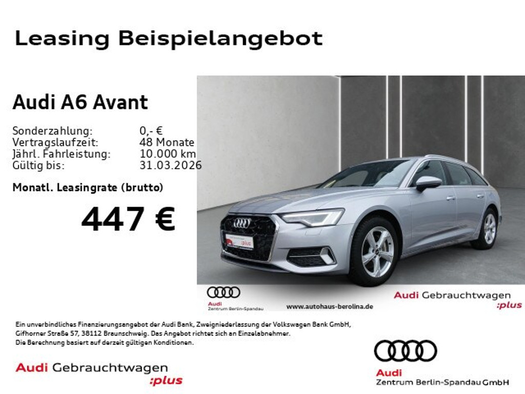 Audi A6 Avant S-Tronic 45 TFSI