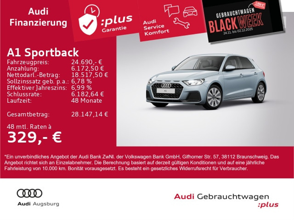 Audi A1 Sportback 30 TFSI
