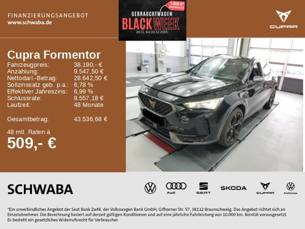 Cupra Formentor 4Drive 2.0 TSI VZ