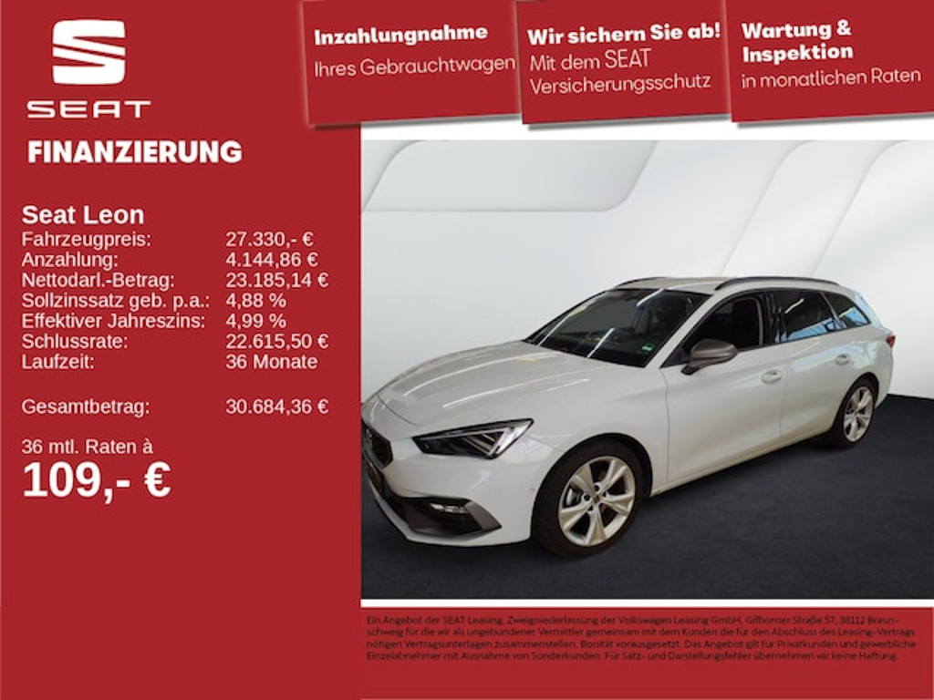 Seat Leon FR-lijn Sportstourer 1.5 eTSI DSG