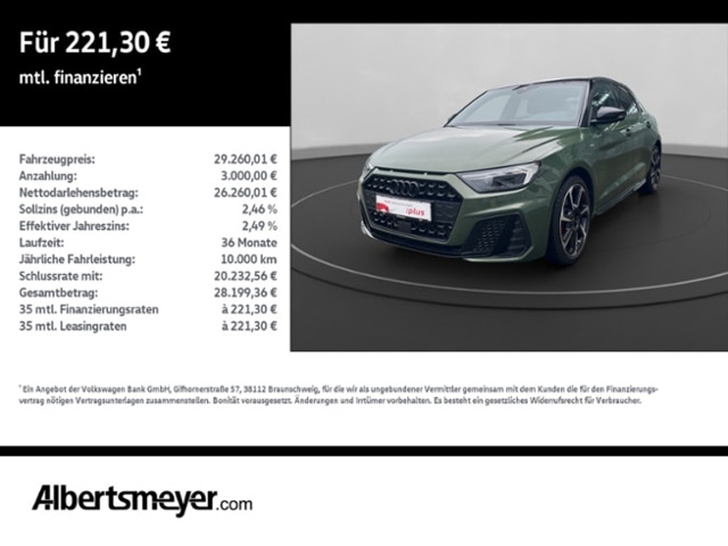 Audi A1 Sportback S-Line S-Tronic 30 TFSI