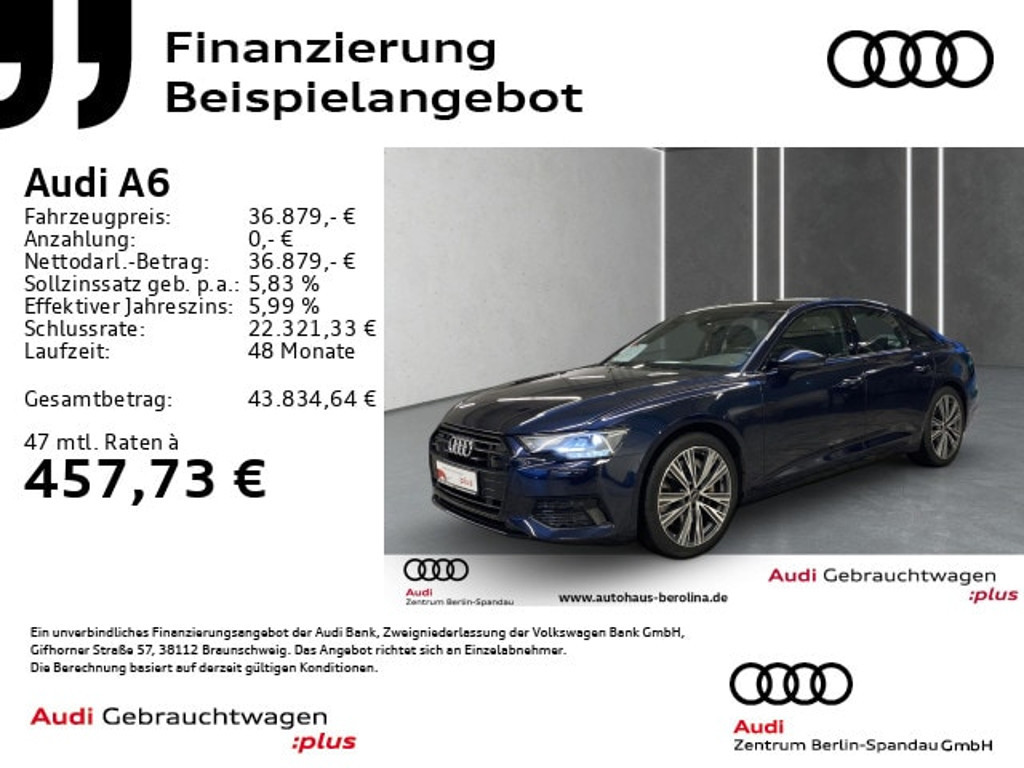Audi A6 Sedan Quattro S-Tronic 55 TFSI
