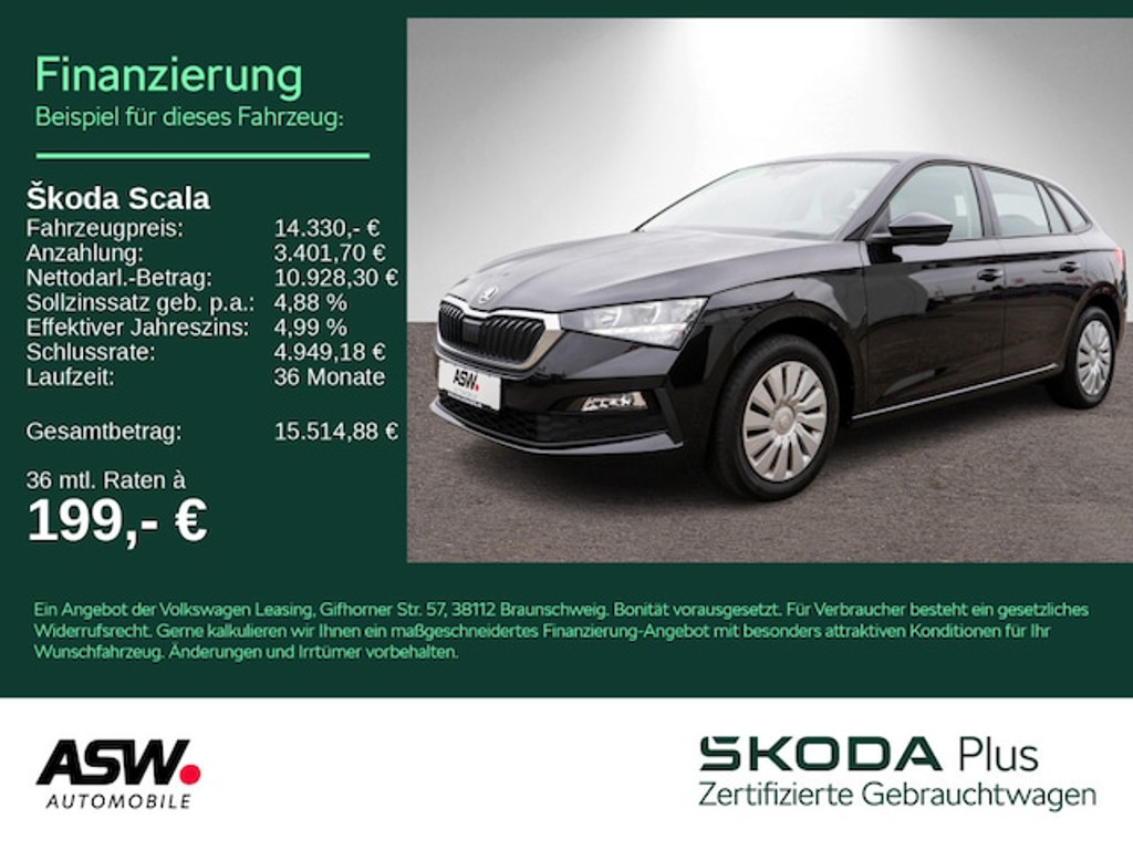 Skoda Scala Active Cool Plus Cool Edition 1.0 TSI