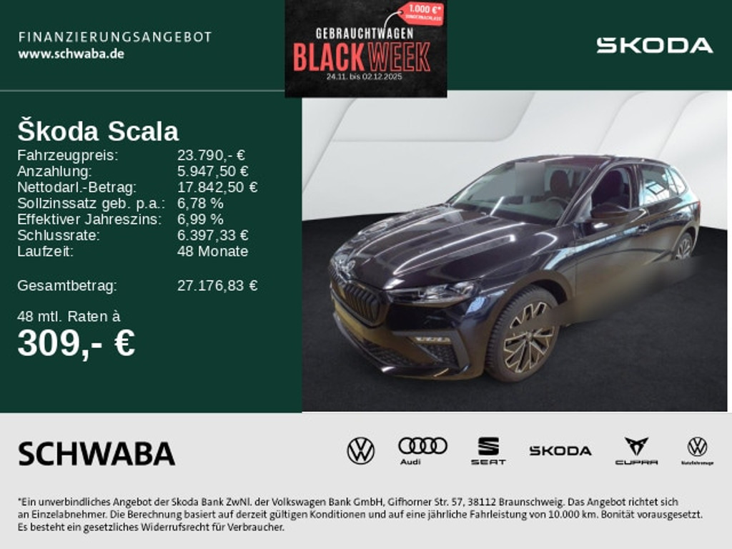 Skoda Scala 1.5 TSI Selection