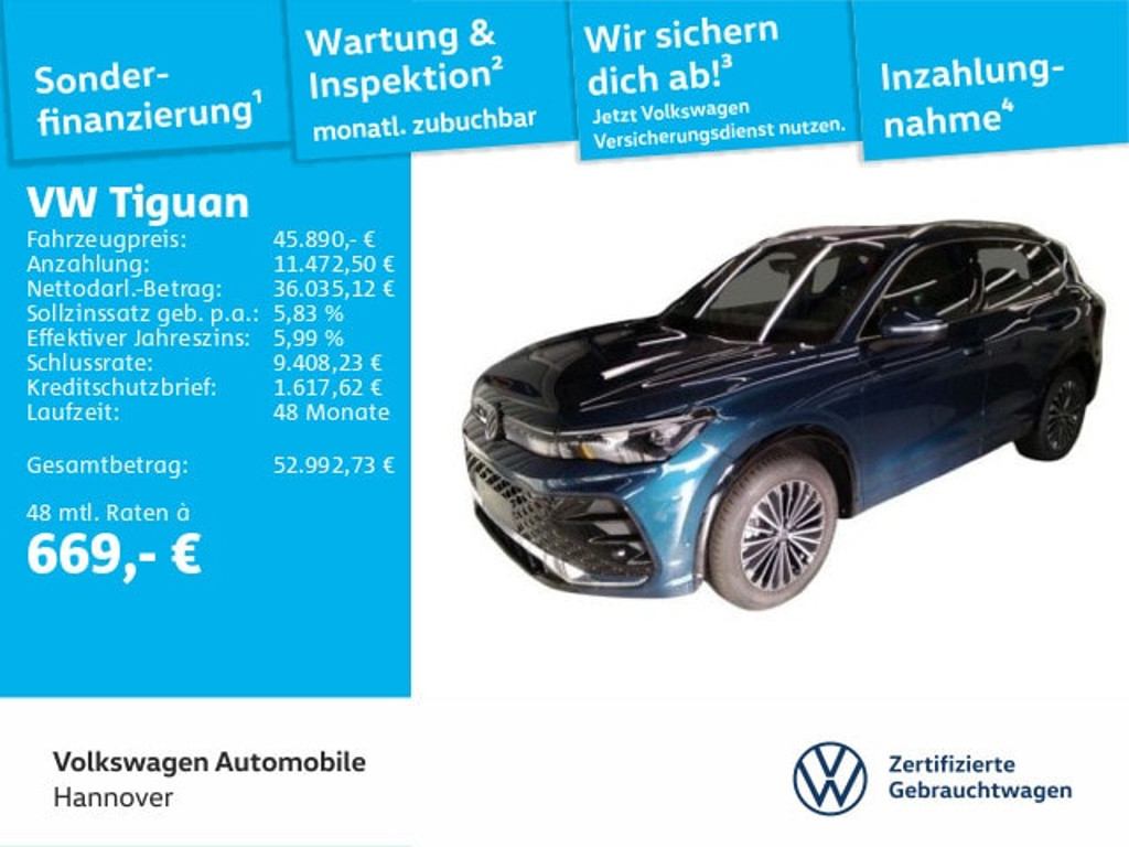 Volkswagen Tiguan DSG R-Line 2.0 TSI