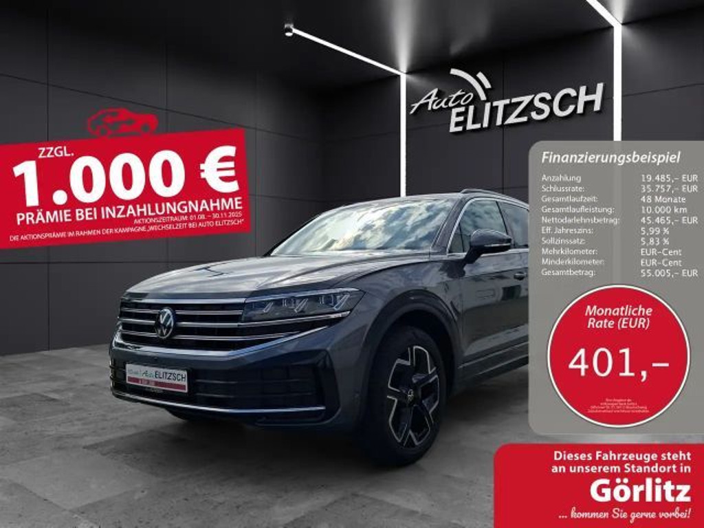 Volkswagen Touareg Edition StandHZG LUFT Matrix AHK Leder Zuziehhi...
