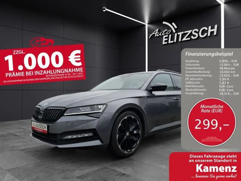 Skoda Superb Combi 4x4 Sportline