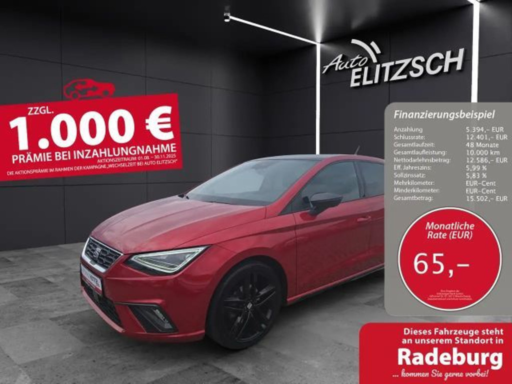 Seat Ibiza FR-lijn 1.0 TSI Black