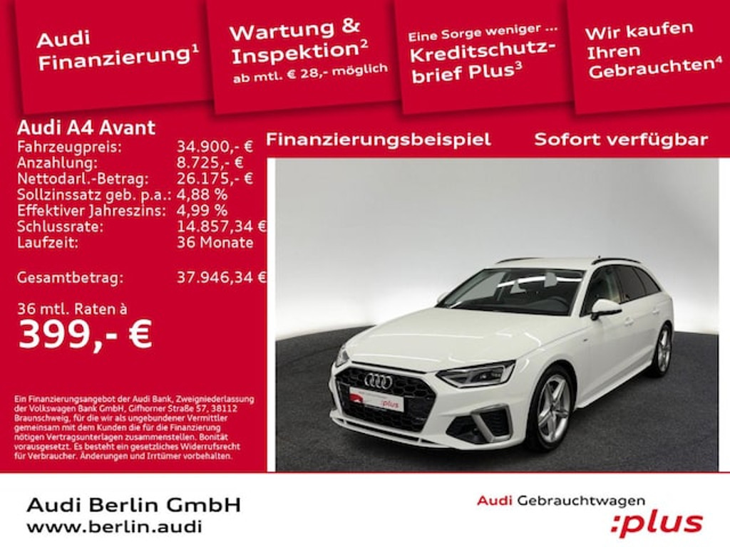 Audi A4 Avant Quattro S-Tronic 40 TDI