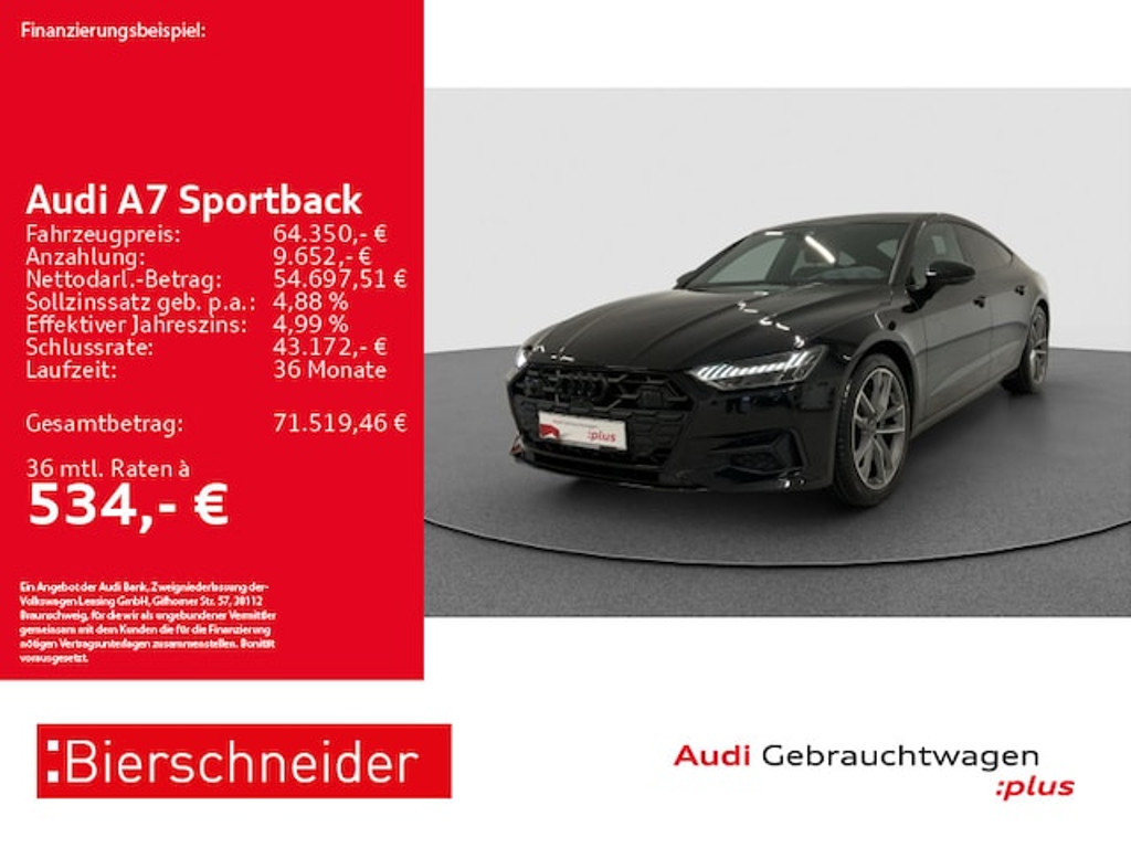 Audi A7 Sportback Quattro 50 TDI