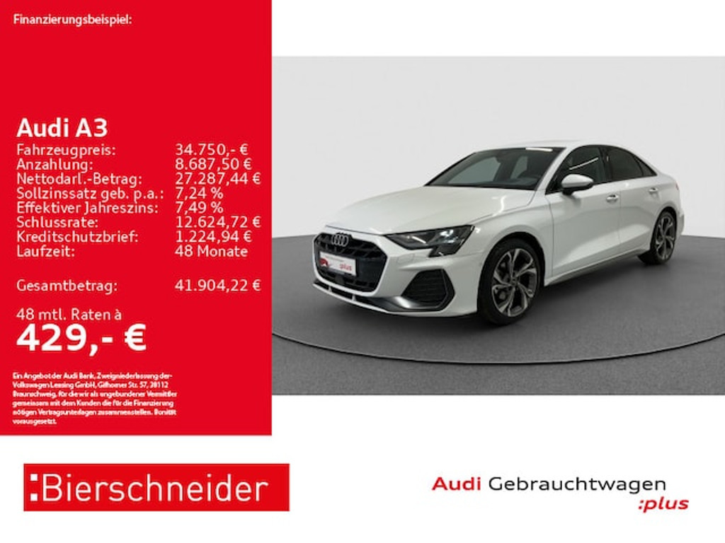 Audi A3 Sedan S-Line S-Tronic