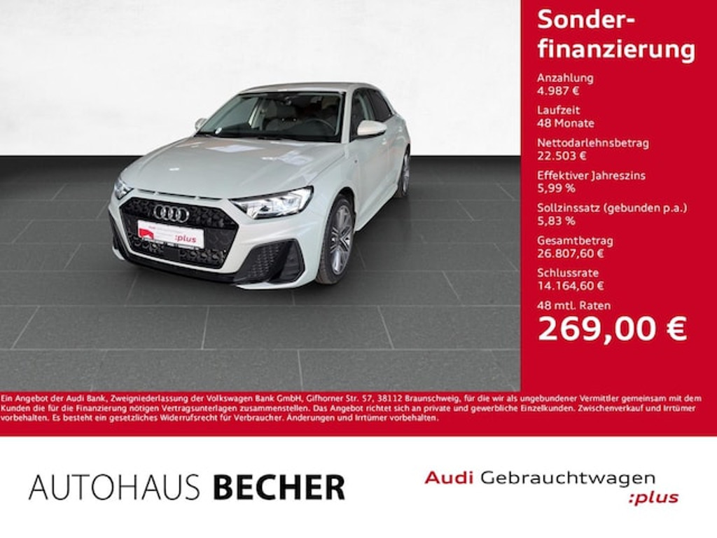 Audi A1 Sportback S-Line S-Tronic 25 TFSI