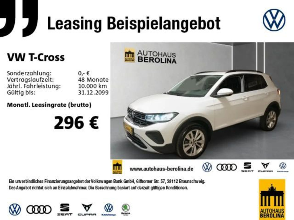 Volkswagen T-Cross DSG Life 1.5 TSI
