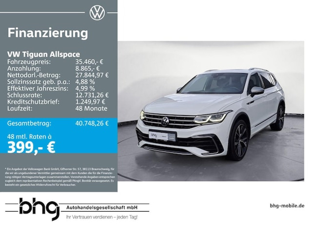 Volkswagen Tiguan 4Motion DSG Allspace R-Line 2.0 TSI