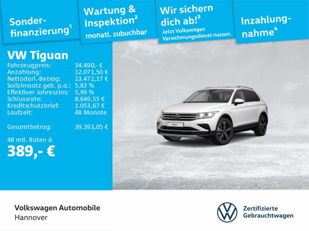 Volkswagen Tiguan DSG eHybrid 1.4 TSI Elegance Elegance