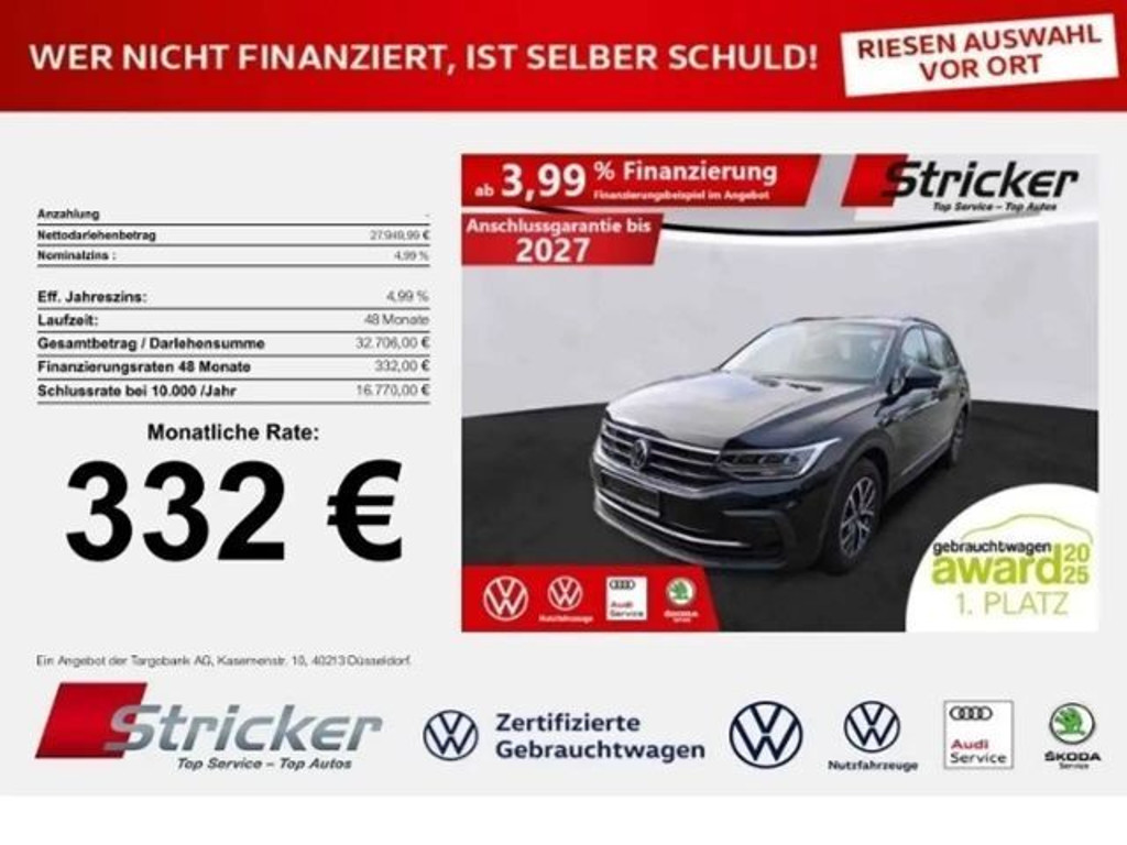 Volkswagen Tiguan DSG Life 2.0 TDI