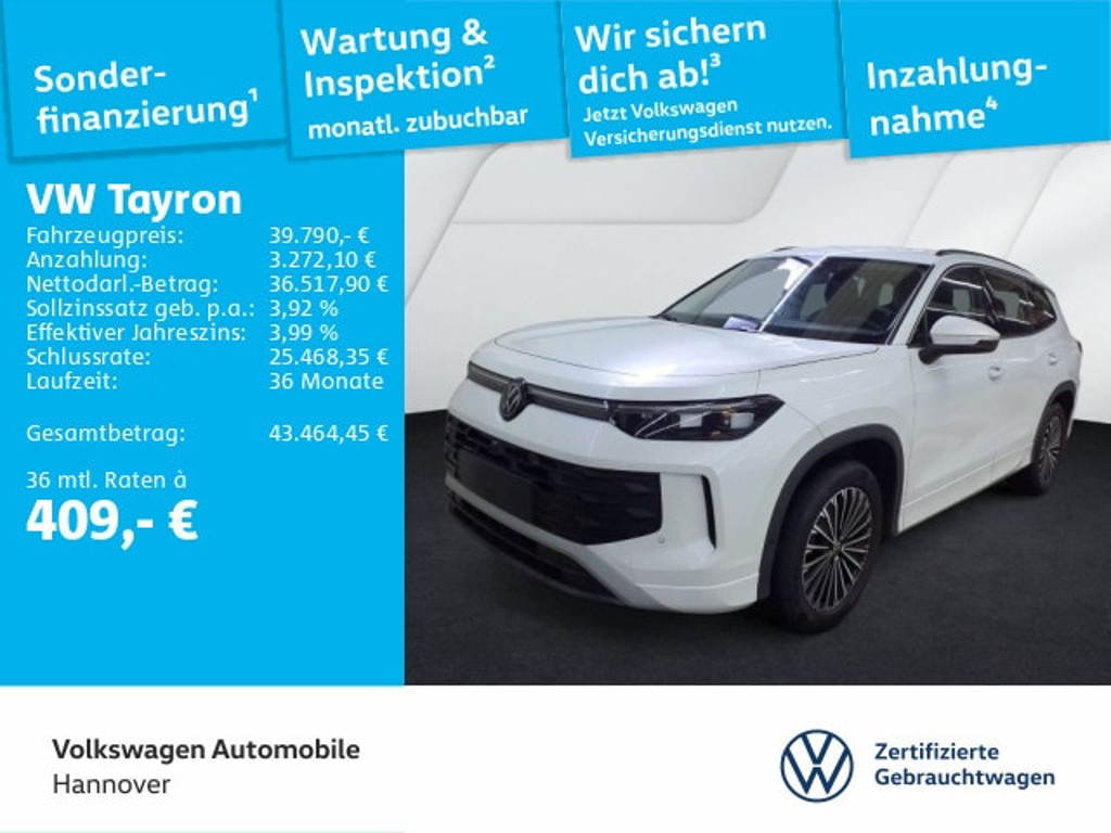 Volkswagen Tayron DSG Life 1.5 eTSI