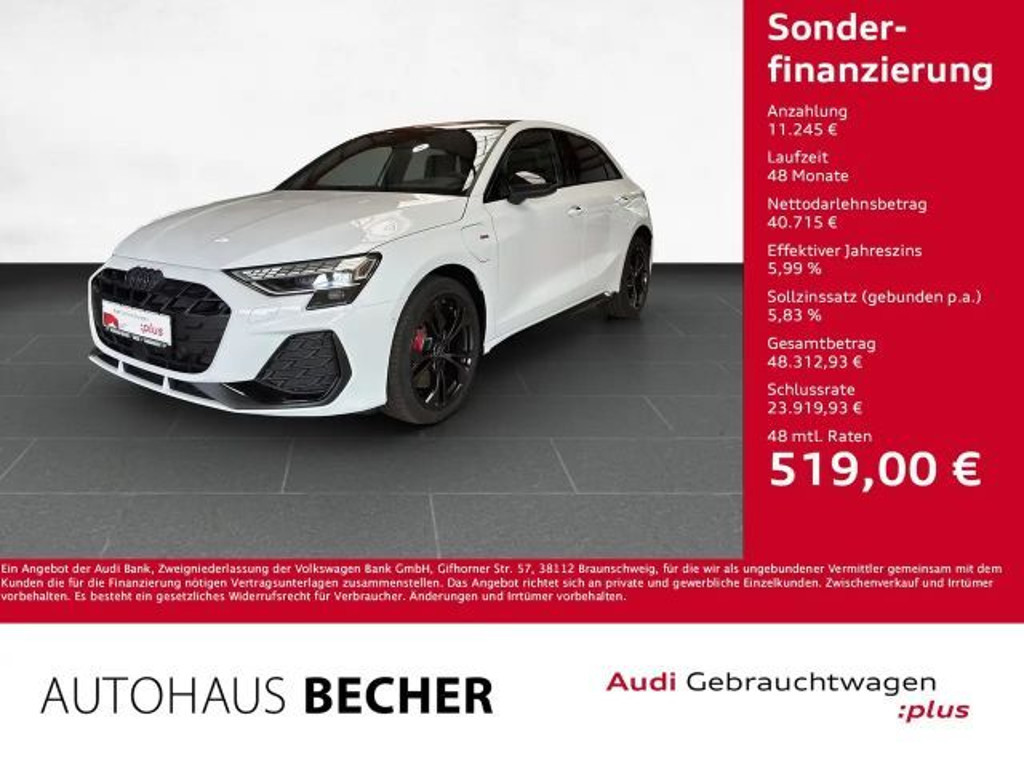 Audi A3 Sportback Sedan S-Line S-Tronic Hybride