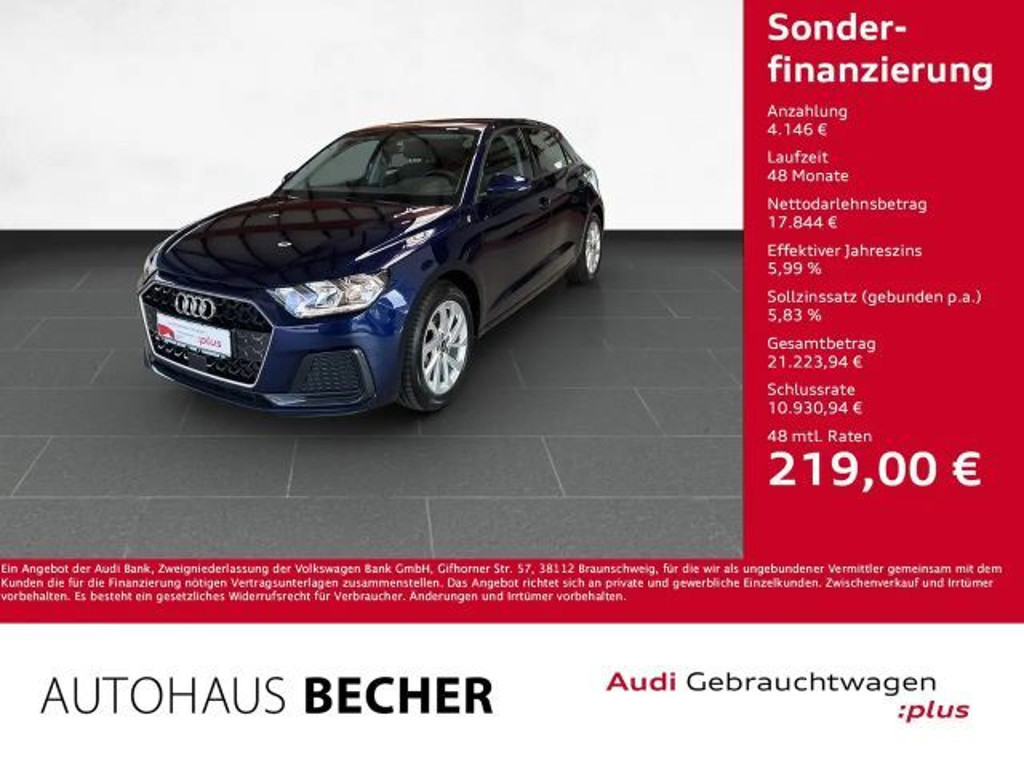 Audi A1 Sportback S-Tronic 25 TFSI