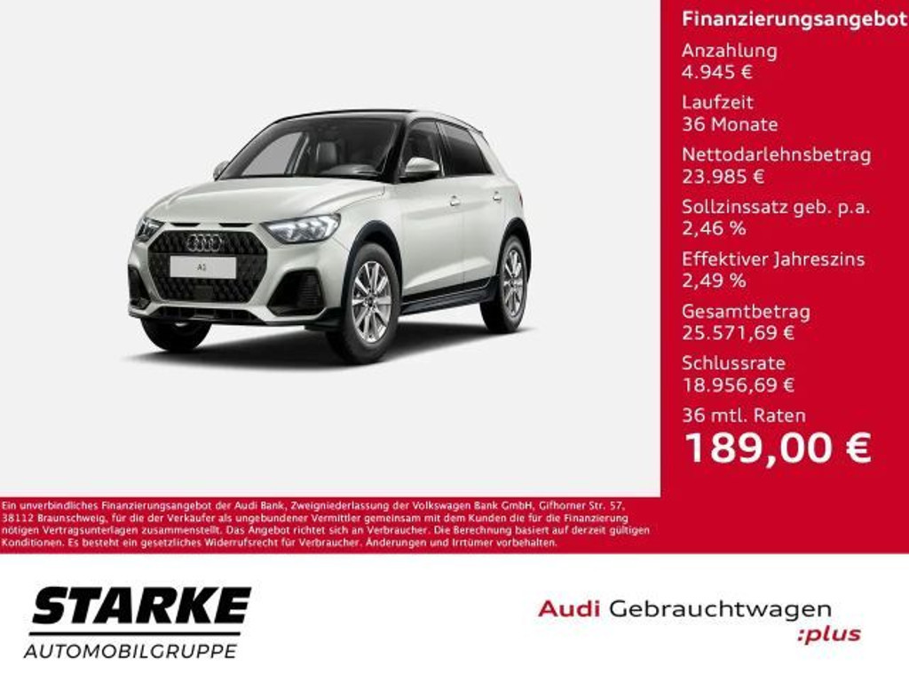 Audi A1 S-Tronic 30 TFSI Allstreet