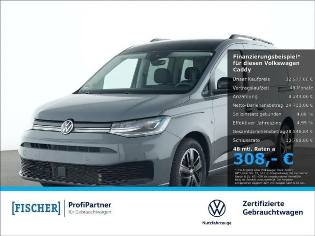 Volkswagen Caddy 1.5TSI Edition LED AHK Navi Rear View Carplay