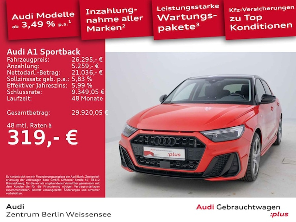 Audi A1 Sportback S-Tronic 40 TFSI