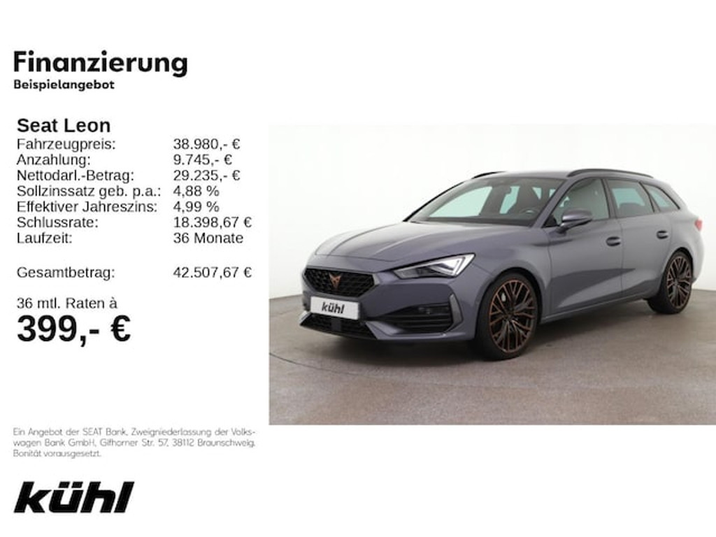 Cupra Leon Sportstourer 4Drive 2.0 TSI DSG VZ