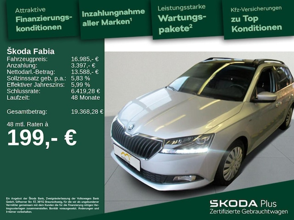 Skoda Fabia Combi Clever 1.0 TSI Best