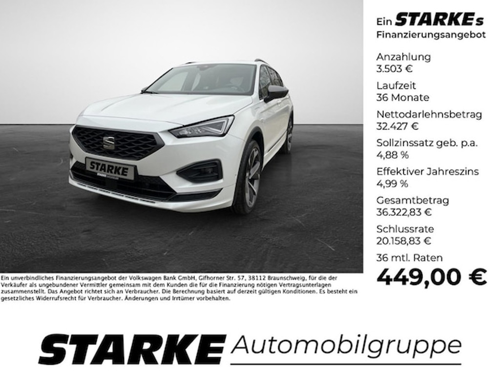 Seat Tarraco 1.4 TSI FR-lijn e-Hybrid DSG