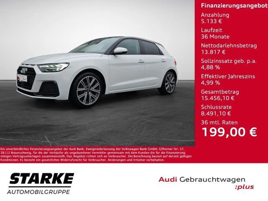 Audi A1 Sportback S-Tronic 25 TFSI