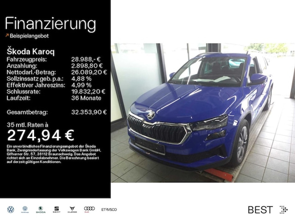 Skoda Karoq 4x4 2.0 TDI Tour