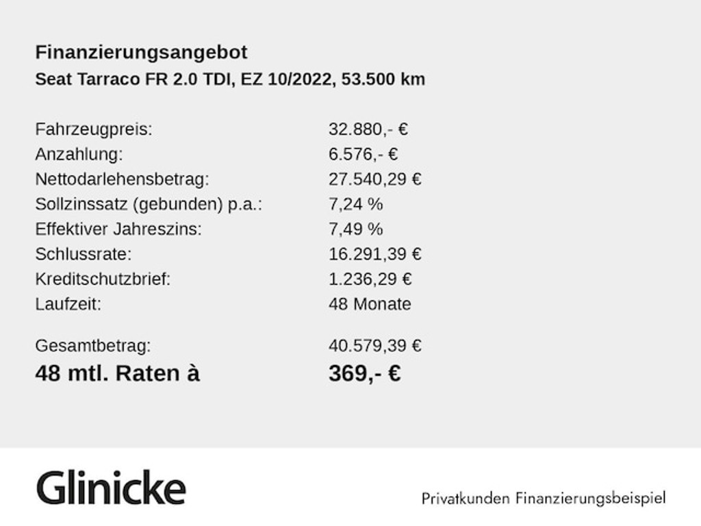 Seat Tarraco 2.0 TDI FR-lijn DSG