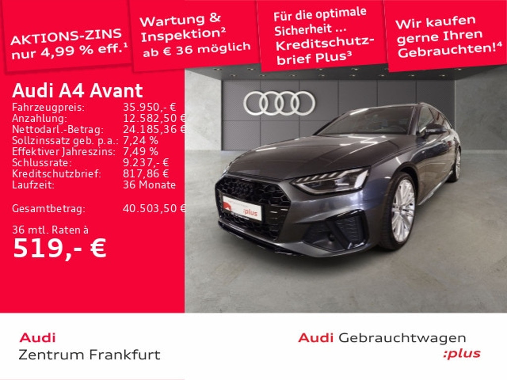 Audi A4 Avant S-Line S-Tronic 40 TFSI