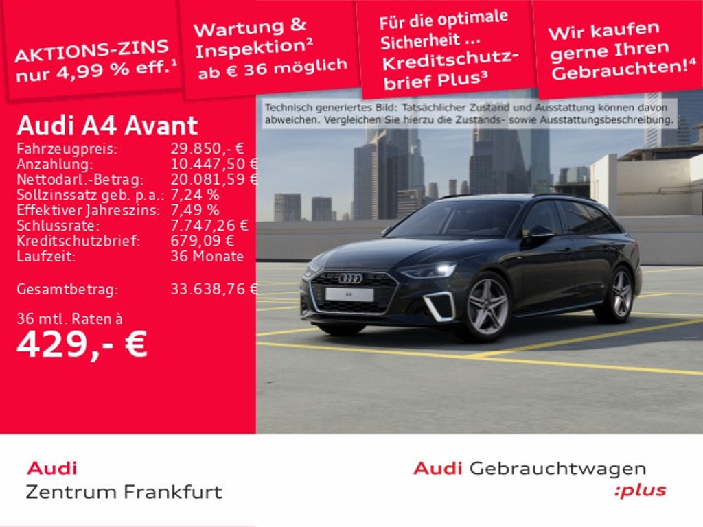 Audi A4 Avant S-Line S-Tronic 35 TDI