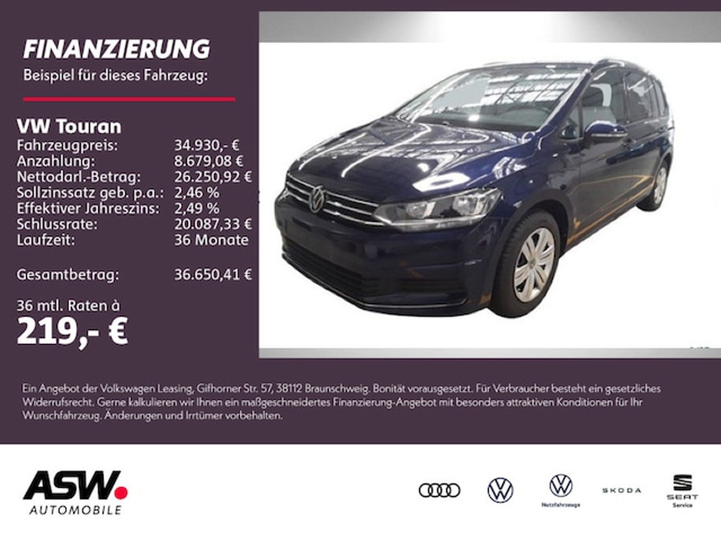 Volkswagen Touran DSG 2.0 TDI Move
