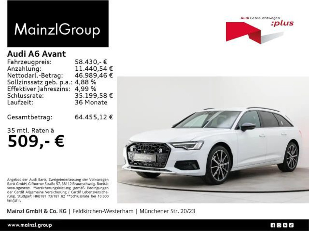 Audi A6 S-Line 45 TFSI