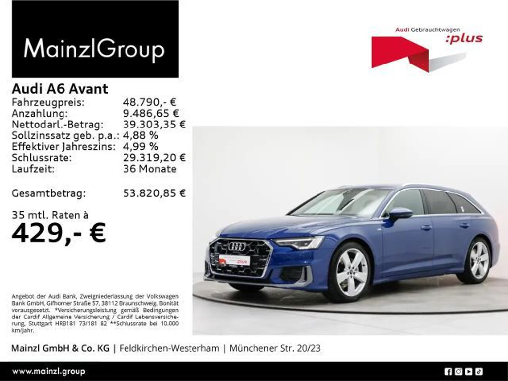Audi A6 Quattro S-Line 40 TDI