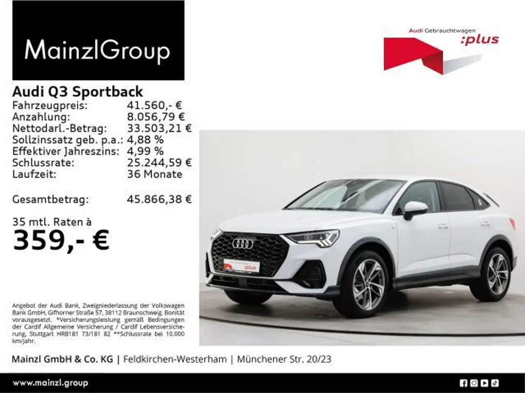 Audi Q3 S-Line S-Tronic 35 TFSI