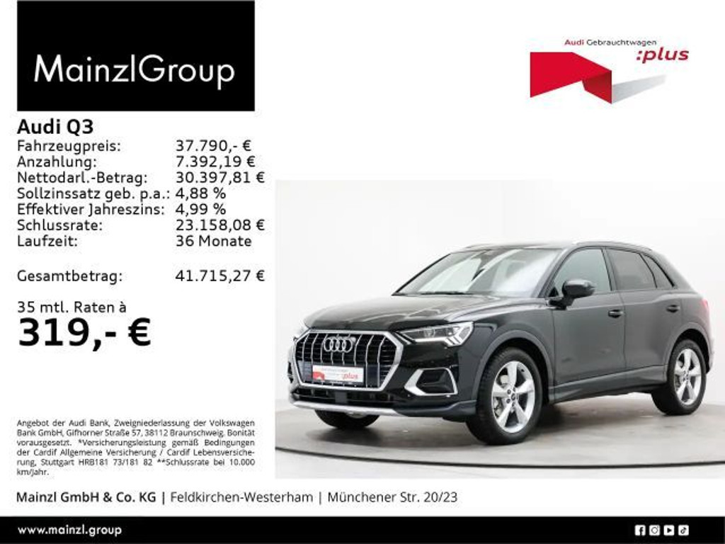 Audi Q3 S-Line S-Tronic 35 TFSI
