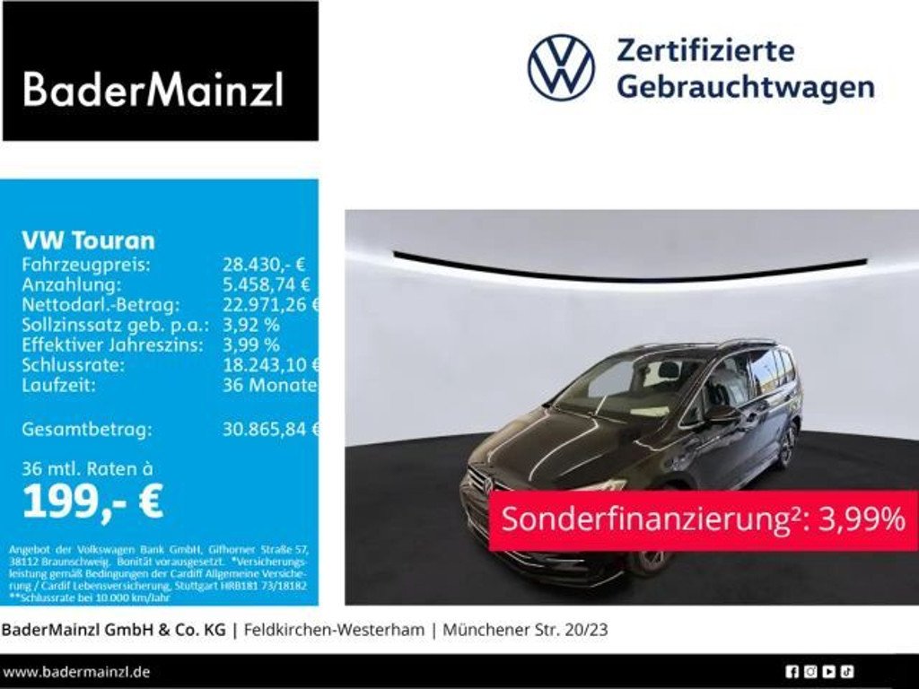 Volkswagen Touran DSG R-Line 2.0 TDI