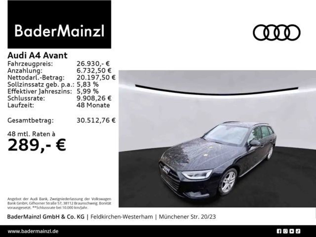 Audi A4 S-Tronic 40 TDI