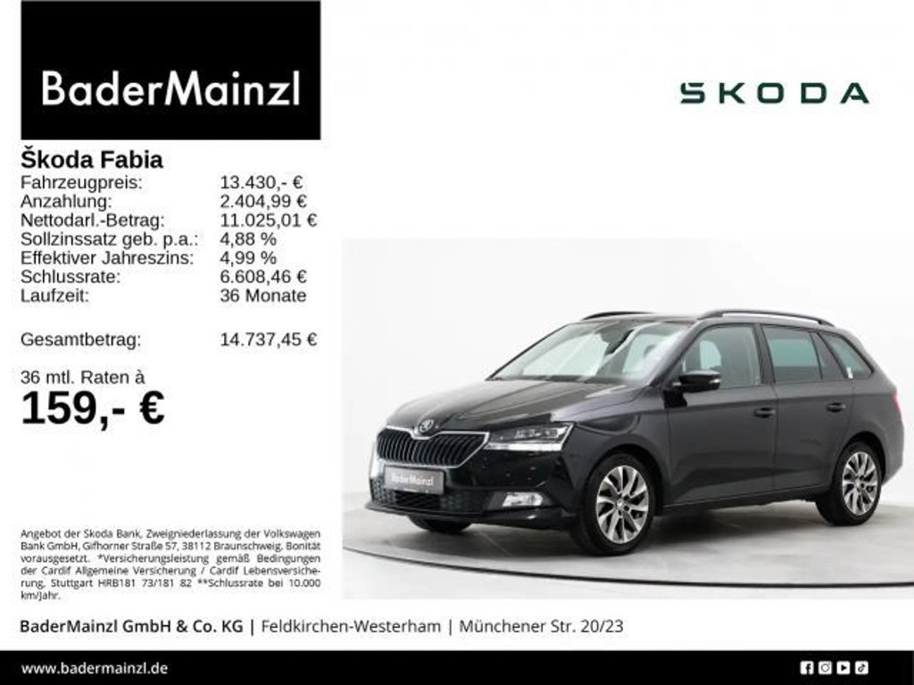 Skoda Fabia Combi Clever 1.0 TSI